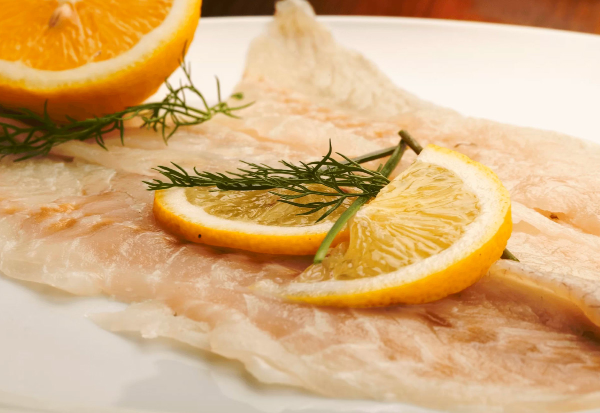 Carpaccio de tilapia