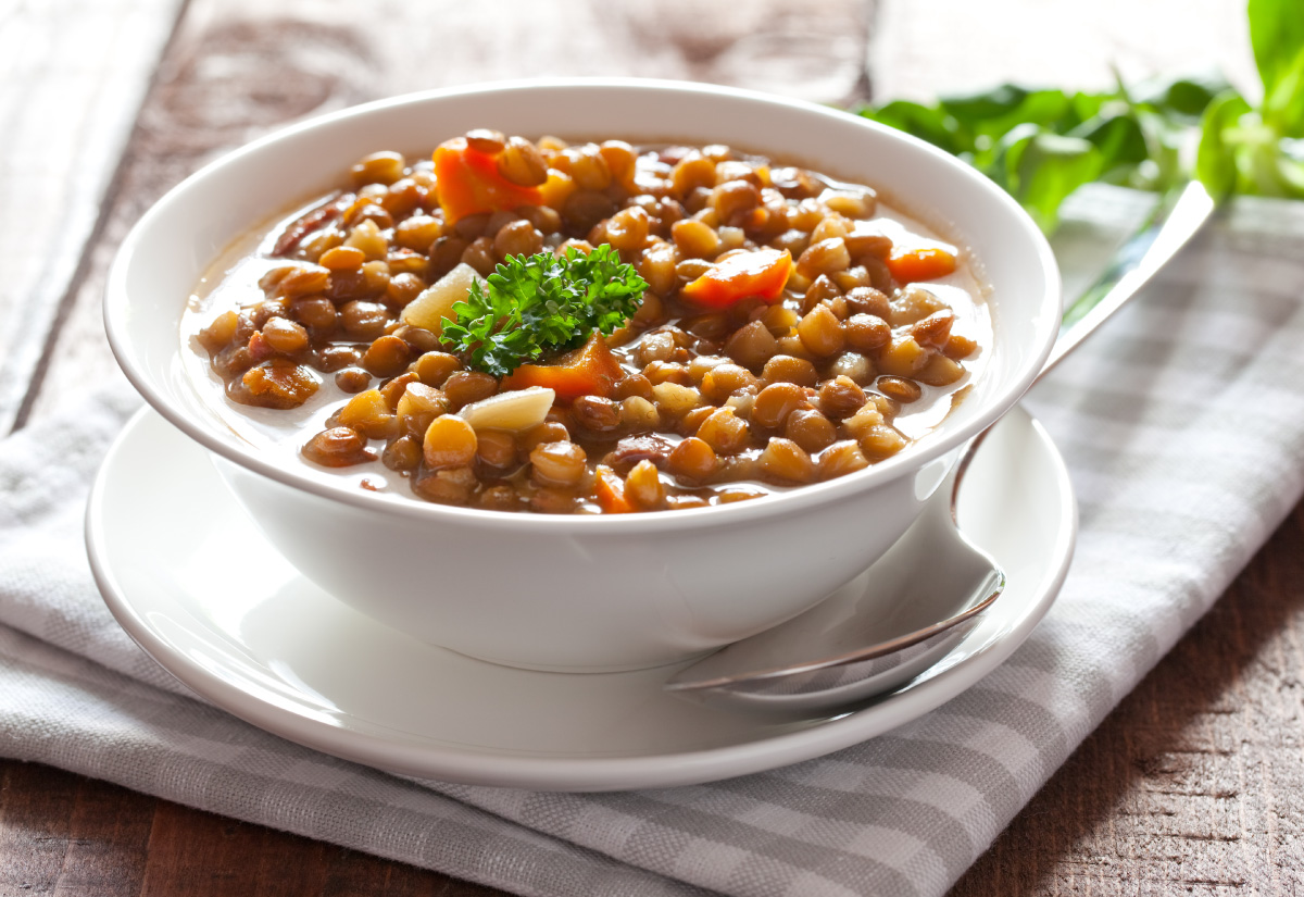 Sopa de lentejas