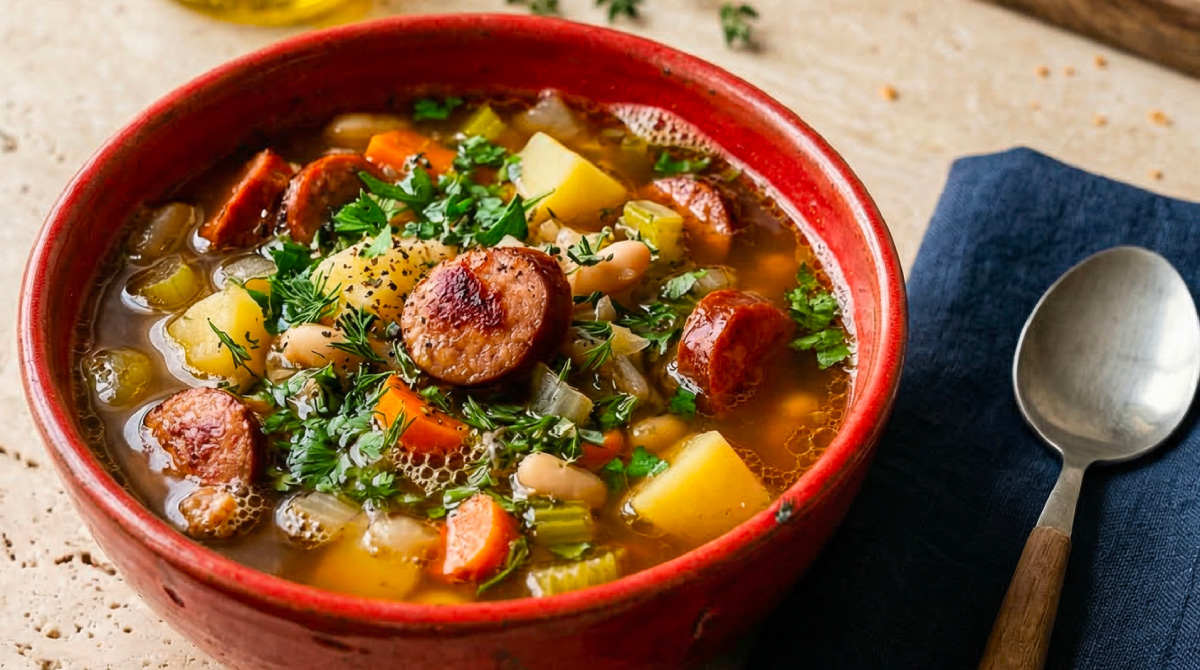 Caldo de Salchicha